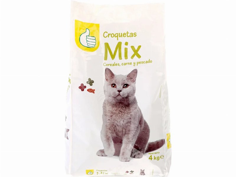 Ração Gato Auchan Essencial Mix Cereais Carne E Peixe 4 kg
