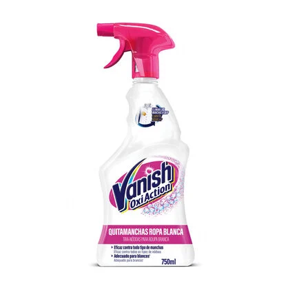 Spray Pré-Lavagem Roupa Branca Oxi-Action Vanish 0.75L