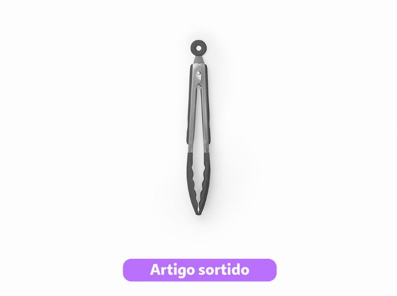 Pinça Silicone 27X3.5Cm Cores Sortidas