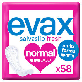 Pensos Diários Salvaslip Adaptáveis Evax 58 Un