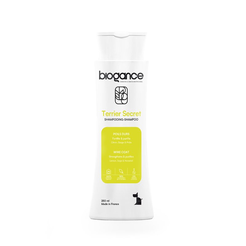 Champô Para Cão Terrier Secret Com Pêlo Fino 250 ml