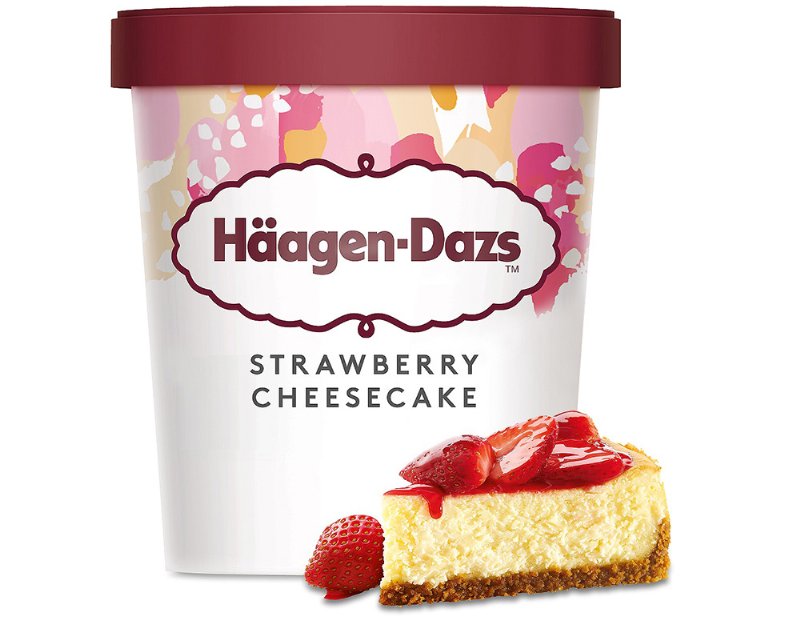 Gelado Häagen-Dazs Strawberry Cheesecake 460 ml