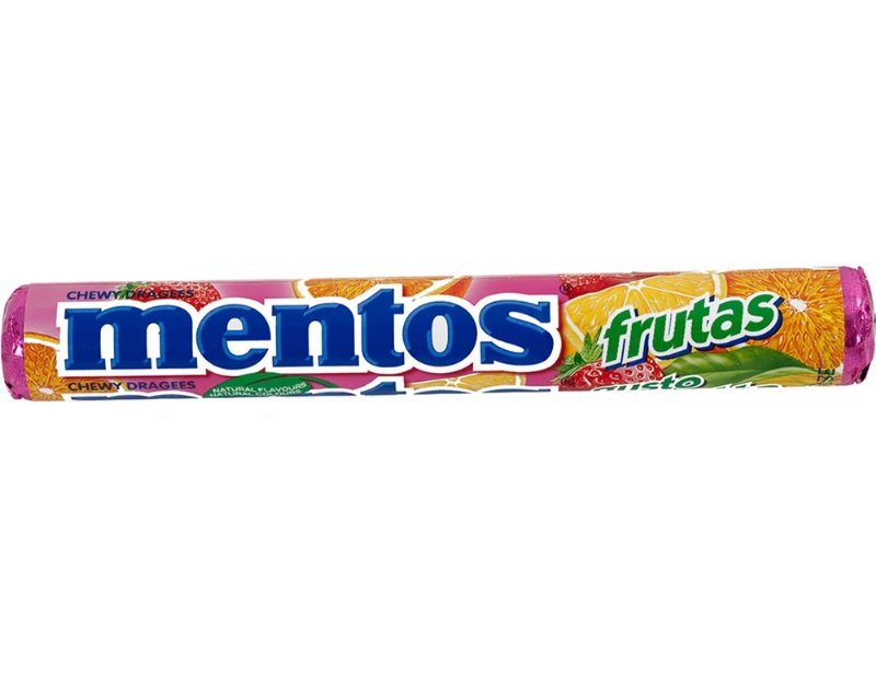 Drops Mentos Fruta Single 38 g
