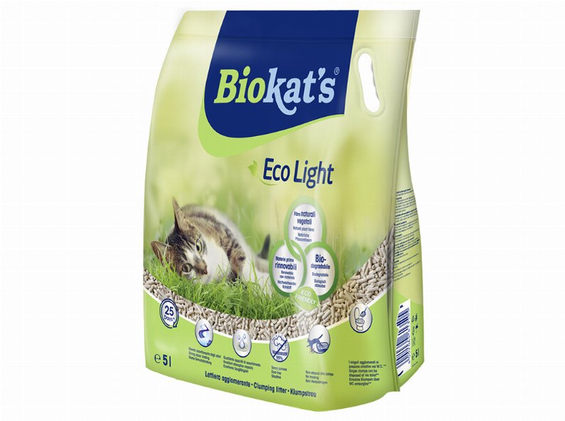 Areia Para Gato Biokat's Eco Light 5 l
