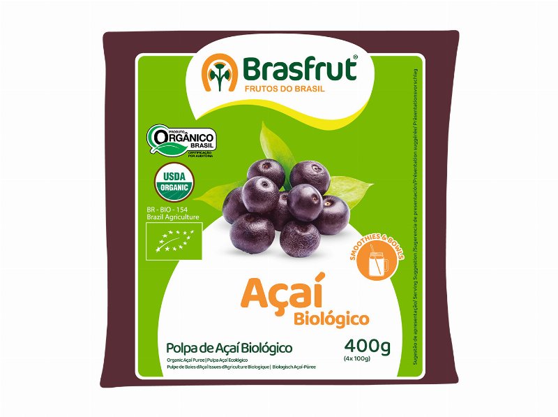 Polpa Açaí Bio Brasfrut 400 g