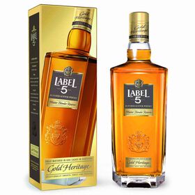 Label 5 Gold Heritage Whisky Scotch