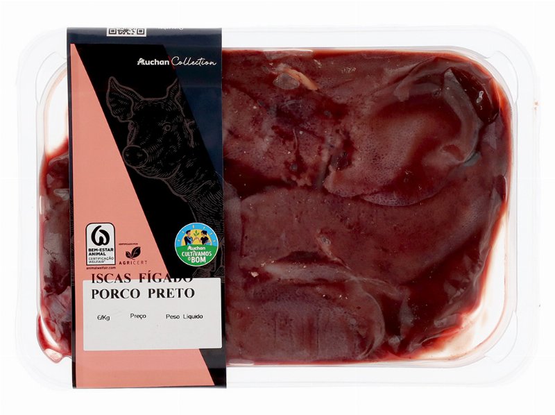 Figado De Porco Preto Auchan Cultivamos O Bom 330 gr