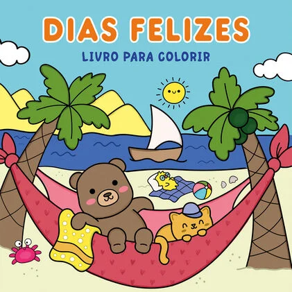 Livro De Colorir - Dias Felizes Vários Autores