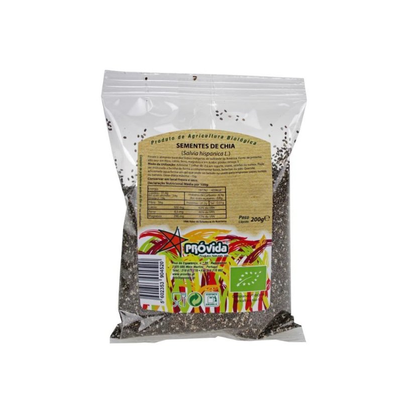 Sementes De Chia Bio Próvida 200 g