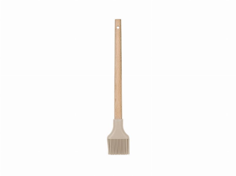Pincel De Pastelaria Actuel Em Silicone Com Cabo De Madeira