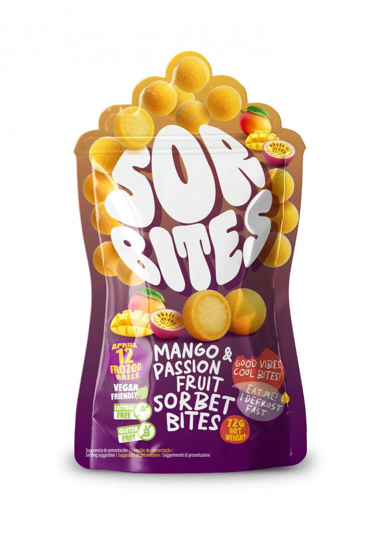 Mini Bolas De Gelado De Manga Sorbites 0.072Kg