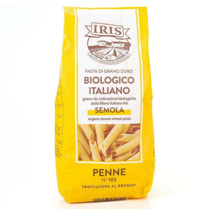 Penne De Sémola De Trigo Bio Iris 500 g