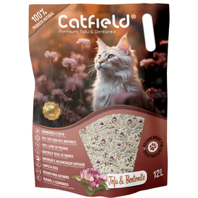 Areia Aglomerante Tofu E Bentonite Catfield 12 l