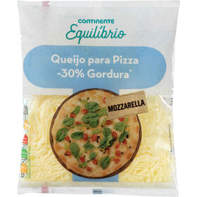 Queijo Mozzarella Ralado Para Pizza -30% Gordura Continente Equilíbrio 150 gr