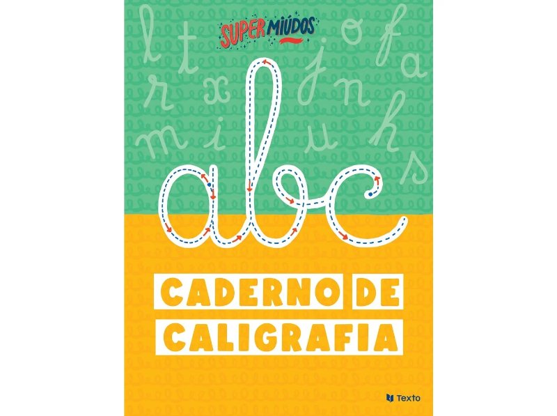 Livro Super Miúdos Caderno De Caligrafia