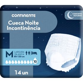 Cuecas Incontinência Noite M Continente 14 Un