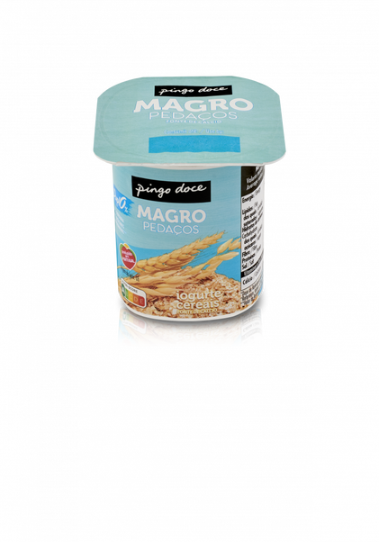 Iogurte Magro Pedaços Cereais Pingo Doce 0.125Kg