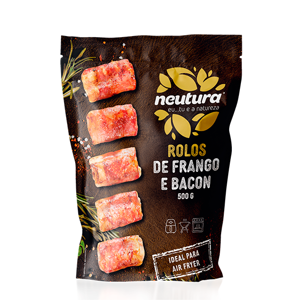 Rolos De Frango E Bacon 500 g Neutura