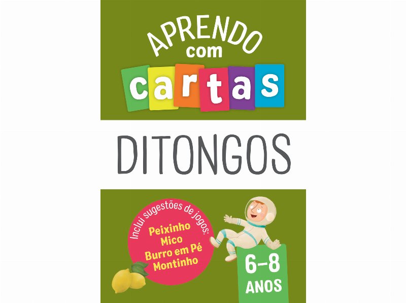Livro Aprendo Com Cartas - Ditongos 6-8 Anos