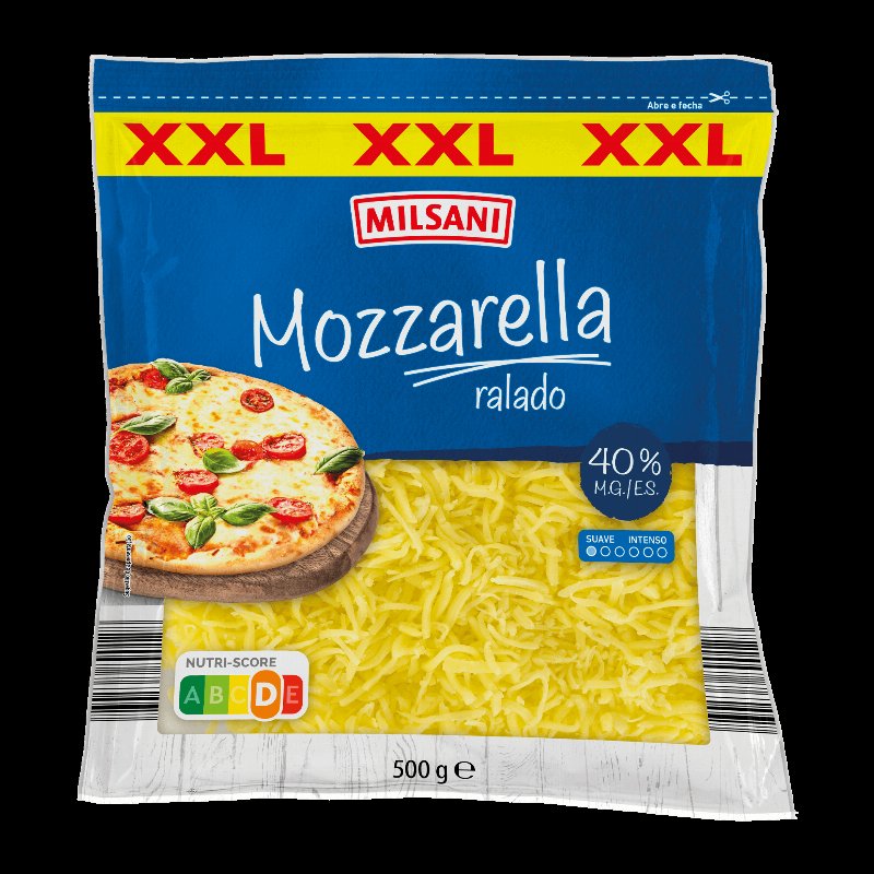 Queijo Mozzarella Ralado Xxl 500 g