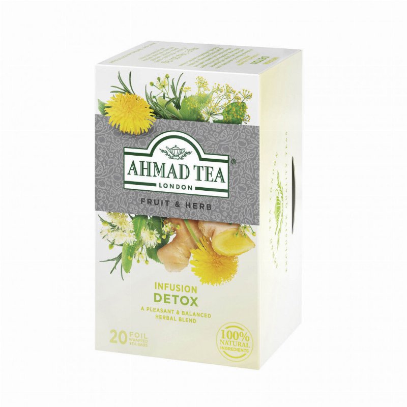 Infusão Detox Ahmad Tea 20Un