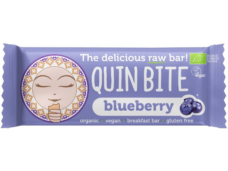 Barra De Frutos Secos Quin Bite Mirtilo 30 g
