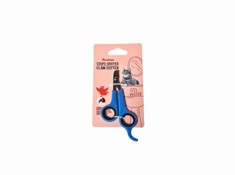 Tesoura Corta-Unhas Auchan Gato