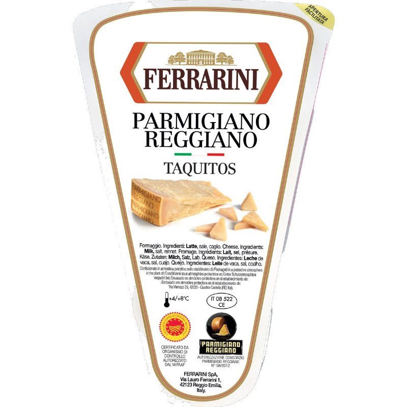 Queijo De Itália Parmigiano Reggiano Taquit Sem Fosfatos 200 g