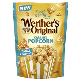 Pipocas Doces Caramelo Salgado Werther's 140 gr