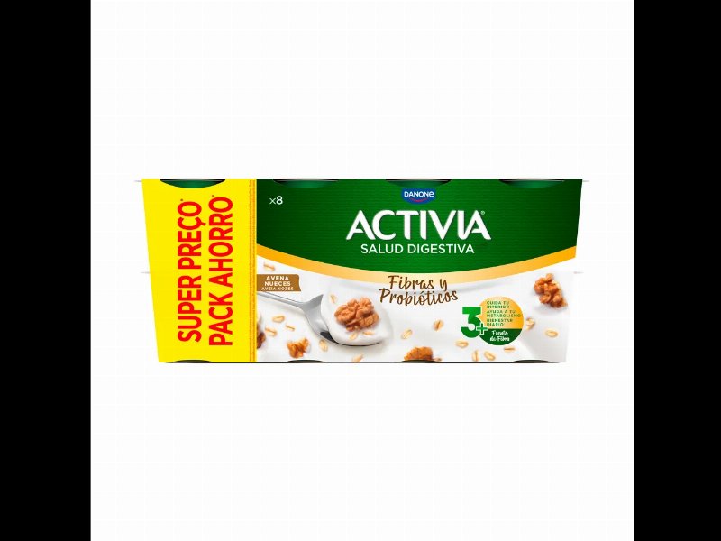Activia Iogurte Com Pedaços Aveia E Noz