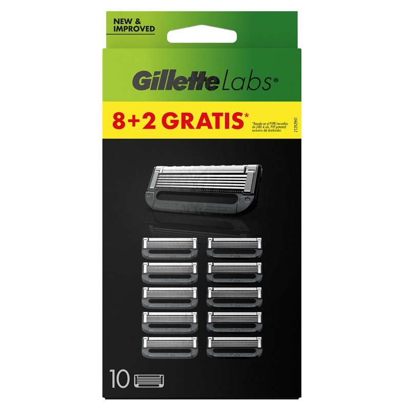 Recarga De Lâminas Gillette Labs 8 unidades