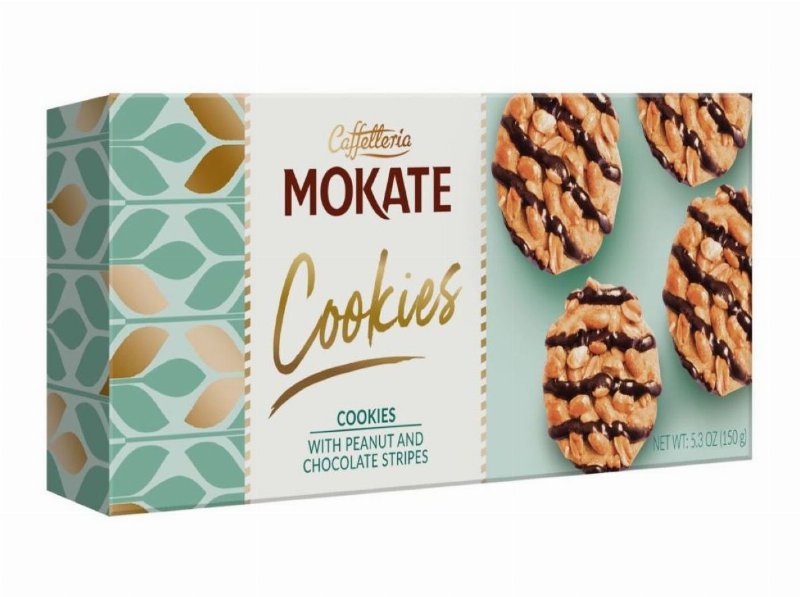 Bolachas Cookies Mokate Amendoim E Chocolate 150 g