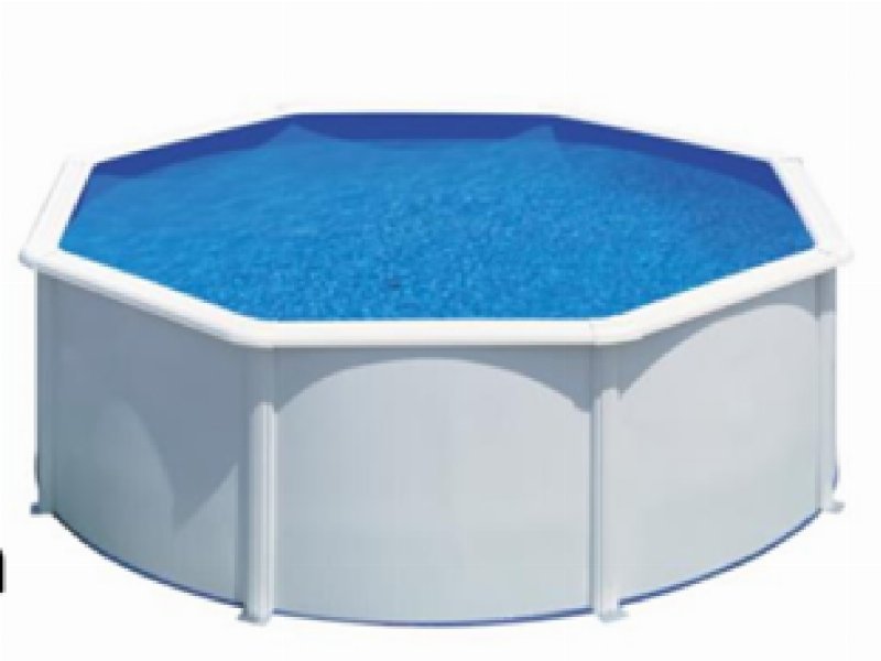 Piscina Aço Branco Gre Fidgi 300X120Cm