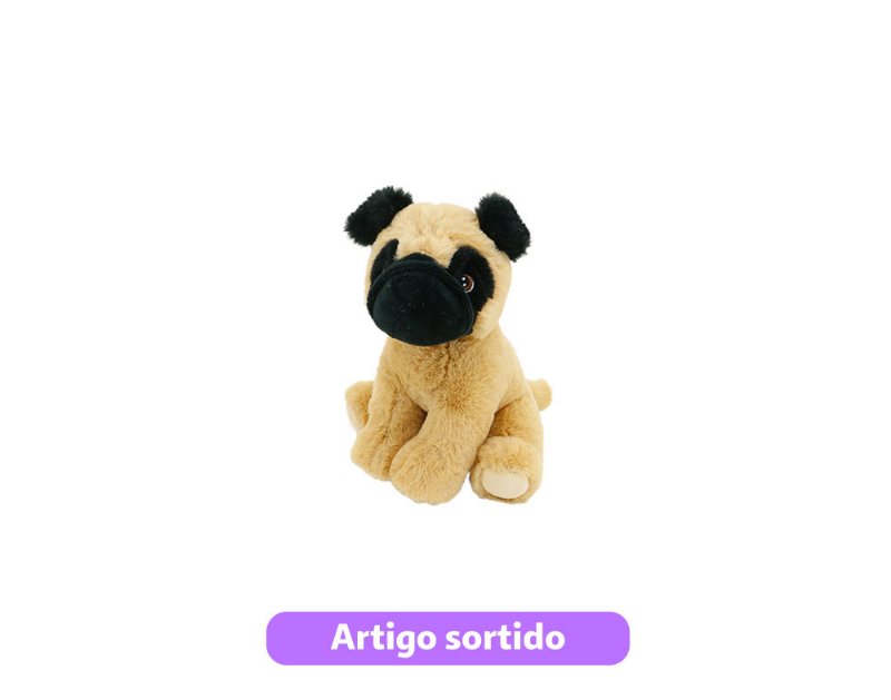 Cão One Two Fun Peluche 100% Reciclado 20Cm Modelos Sortidos