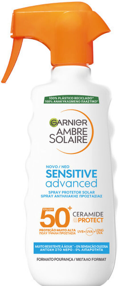 Protetor Solar Spray Sensitive Advanced Fps50+ Ambre Solaire 0.27L