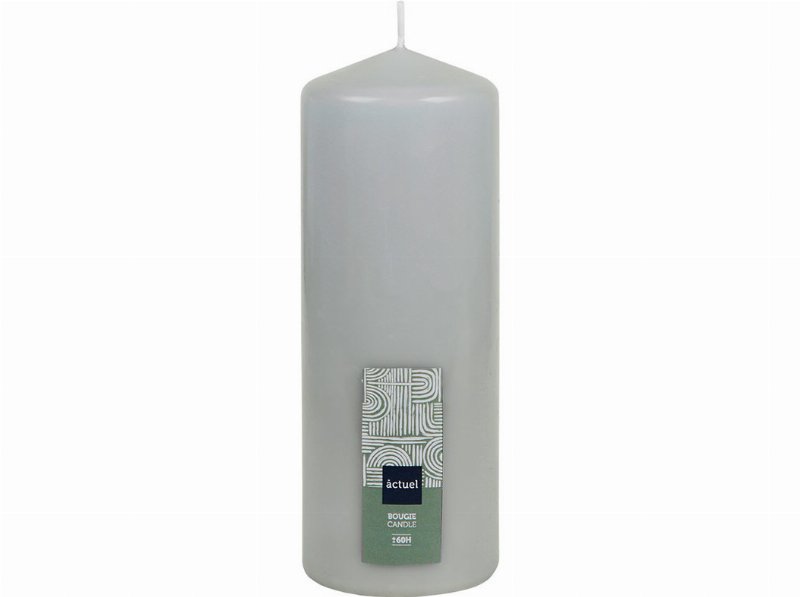 Vela Pilar Actuel Cinzento 18 Cm