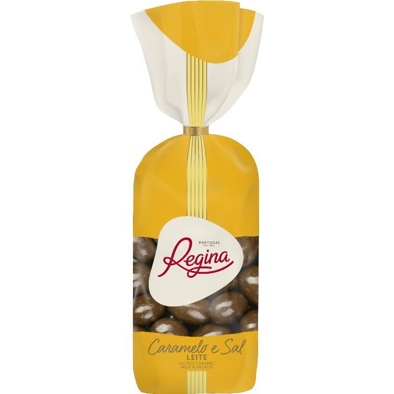 Amêndoas Cobertas De Chocolate De Leite, Caramelo E Sal 150 g