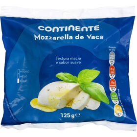Queijo Mozzarella Continente 125 gr