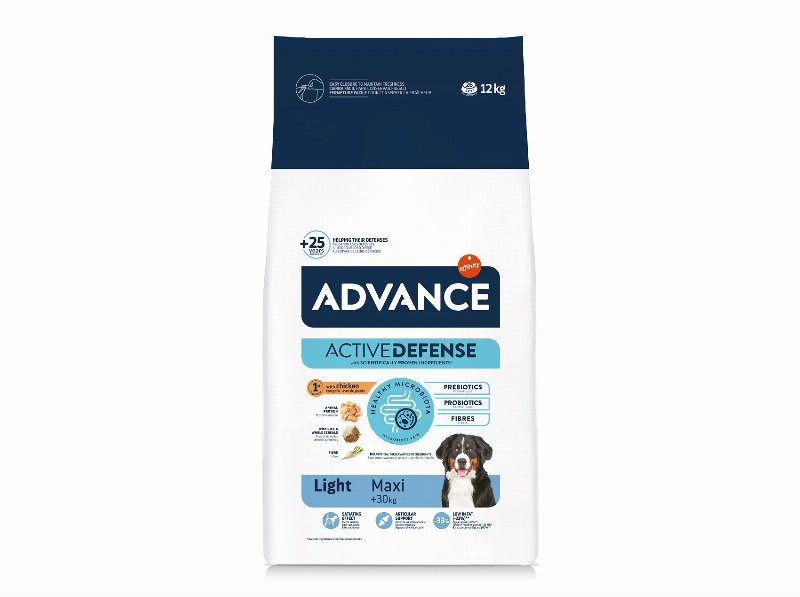 Ração Cão Advance Maxi Light 12 kg