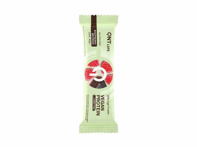 Barra Vegan C/L-Carnitina Qnt Brownie Framboesa 40 g