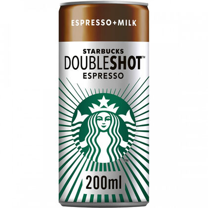 Bebida Láctea De Café Com Leite Doubleshot Espresso Starbucks 0.2L