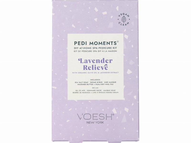 Kit Pedicure Voesh Ny Pedi Moments Lavanda + Lima