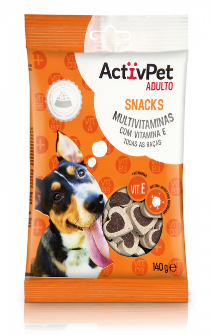 Snack Para Cão Multivitaminas Activpet 0.14Kg