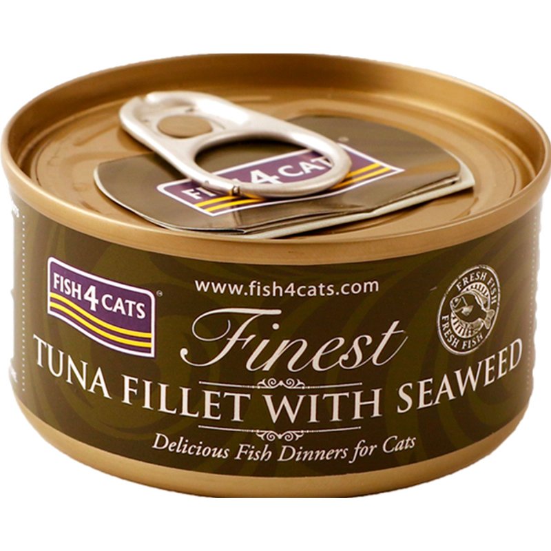 Alimento Húmido Para Gato Sabor Filete De Atum E Algas Marinhas 70 g