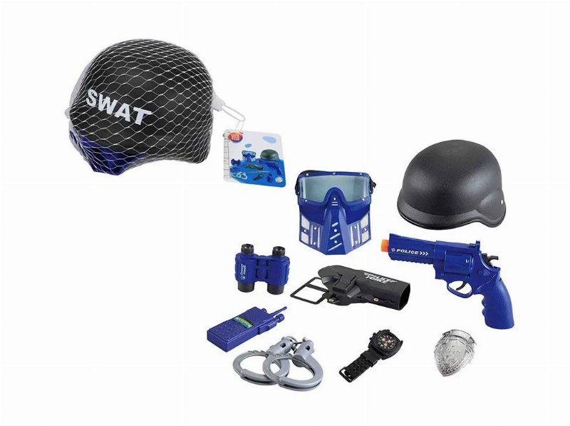 Set Polícia One Two Fun 9 Peças