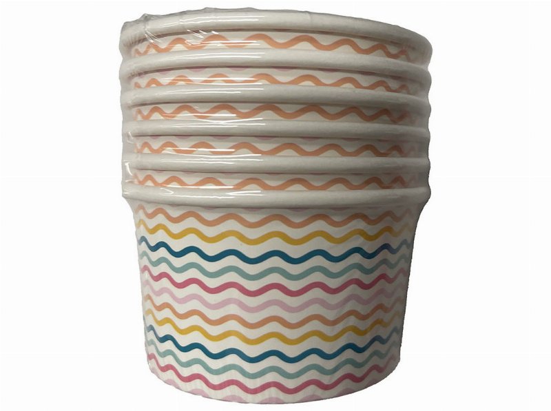Taça De Cartão Aperitivos Actuel Happy Birthday 6 Unidades