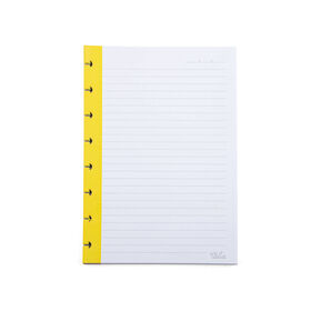 Recarga Papel A5 Pautado Para Caderno Smart Talia