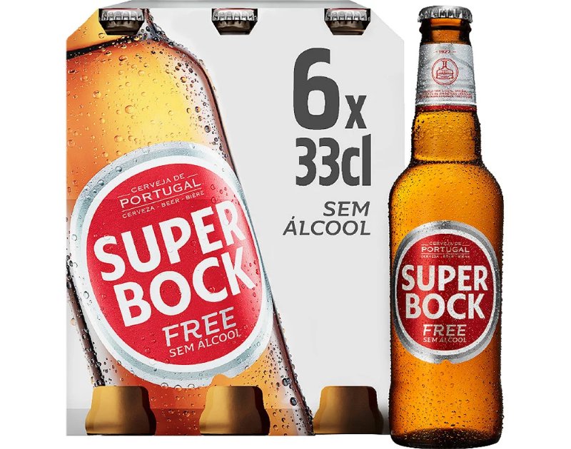 Cerveja Super Bock Sem Álcool 6X0.33 l