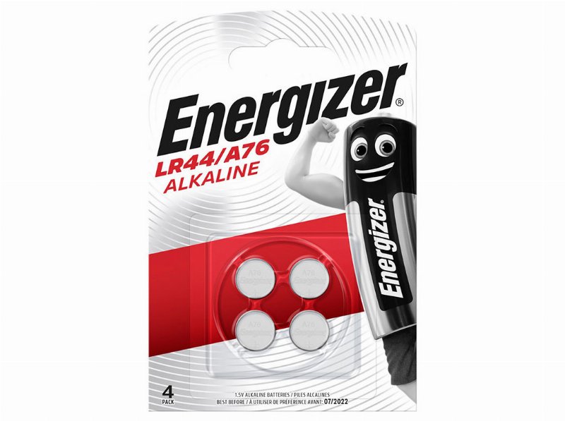 Pilha Energizer Lr44/A76 Pack 4 Unidades