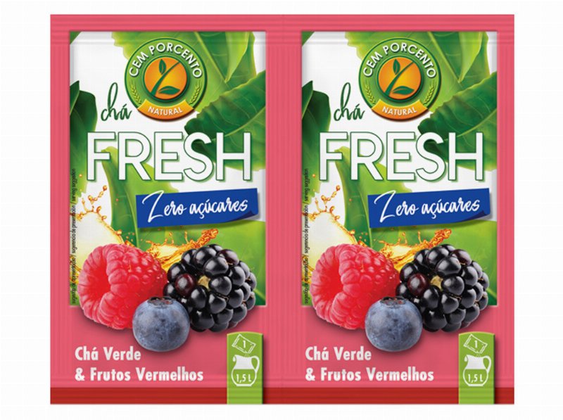 Chá Fresh Cem Porcento Frutos Vermelhos 18 g